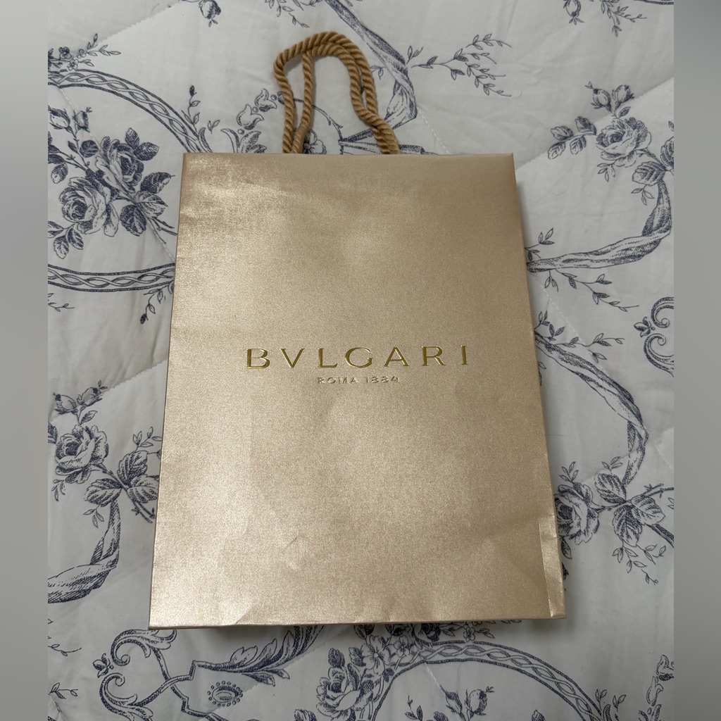 Bvlgari Luxury Gift Shopping Bag Bvlgari Luxury Gift Shopping Bag